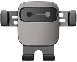 Baseus Cube gravitációs telefontartó szellőzőrácsra, alumínium (fekete) (SUYL-FK01) - scom