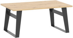 WIPMEB LOFT LT15 dohányzóasztal tölgy artisan/fekete - smartbutor