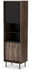 Halmar SWING W-1 vitrin dió / fekete - smartbutor