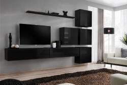 Wipmeble SWITCH 26 szekrénysor IX fekete - smartbutor