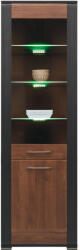 Wipmeble NAOMI NA -06 vitrin univerzális B/J dió/wenge - smartbutor