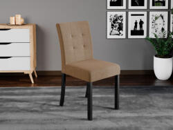 Laguna Plus II. szék, barna Barrel 56 szövettel, fekete lábakkal - smartbutor