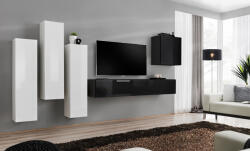 Wipmeble SWITCH 26 szekrénysor III fekete-fehér - smartbutor