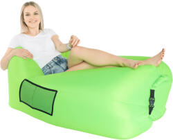 TEMPO KONDELA Felfújható babzsák/lazy bag, zöld, LEBAG - smartbutor
