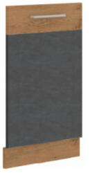 TEMPO KONDELA Előlap mosogatógéphez, szürke matt/tölgy lancelot, VEGA ZM 713x446 - smartbutor