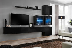 Wipmeble Szekrénysor switch fekete színben - smartbutor