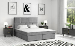 Meblohand Paris 200 cm Boxspring franciaágy + ajándék fedőmatrac - smartbutor