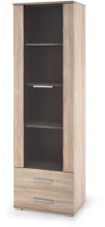 Halmar Lima w-1 vitrin sonoma - smartbutor