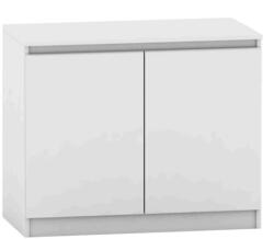 TEMPO KONDELA 2 ajtós komód, fehér, HANY NEW 008 - smartbutor