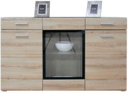WIPMEB Vusher 010 komód kom 1w2d2s sonoma tölgy - smartbutor