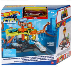Mattel Hot Wheels City - Belvárosi expressz autómosó alap pályaszett (HDR24_HDR27)