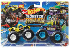 Mattel Hot Wheels Monster Trucks Demolition Doubles - Totaled vs Create Dancer (FYJ64_HWN57)
