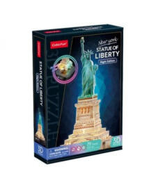 CubicFun 3D világítós puzzle - Szabadságszobor (79 db) (L536)