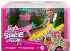 Mattel Barbie and Stacie To The Rescue - Go-Kart játékszett babával (HRM08)