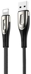 JOYROOM adatkábel és töltő (USB - lightning 8pin, 5V / 3000 mA, gyorstöltés támogatás, 120cm) FEKETE (S-M411_B_L)