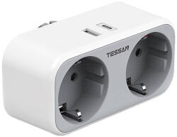 Tessan 2 Plug + 2 USB (TS-WS02DE00)