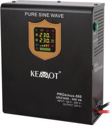 KEMOT UPS pentru Centrale termice KEMOT Sinus Pur URZ3408, 500VA/300W, 12 V, Black (URZ3408)