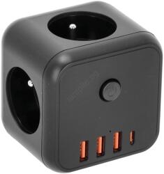 Kobi 3 Plug + 4 USB Switch (KB0441)