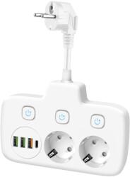 Kobi 3 Plug + 4 USB Switch (KB0444)