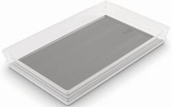 KIS SISTEMO 9 Rendszerező, 39 x 24 x 5 cm, átlátszó/szürke (10018-A94) 244695 (244695)