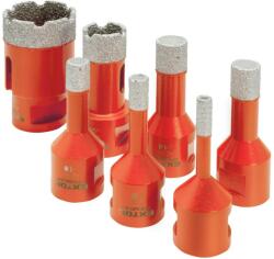 Extol körkivágó csempére klt. 7 db, gyémánt vágóél; 6-35mm × M14, sarokcsiszolóba fogható (8802991) - profikisgep