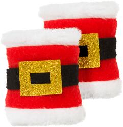 Family Christmas karácsonyi szalvétagyűrű, mikulás, 8 x cm, 2 db/csomag (58713) (58713)