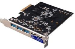 Akasa USB 3.2 Gen 2 2x Type-C 3x Type-A bővítő kártya PCI-E (AK-PCCU3-09)