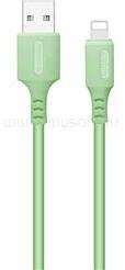 ColorWay Kábel, USB - Apple Lightning (soft silicone) 2.4A 1m green (CW-CBUL042-GR) (CW-CBUL042-GR) (CW-CBUL042-GR)