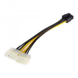 BlackBird Molex tápkábel 15cm (BH1505)