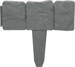 Garden OF Eden 11468E Virágágyás szegély/gyepszegély (sorolható), 25 x 22, 5 cm - 4 db / csomag (11468E)