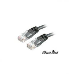 BlackBird Kábel Patch UTP CAT. 5E 3m Fekete (BH1224) - aqua