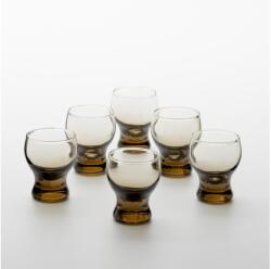 Výrobce po 1 ks Készlet 6x likőrös pohár átlátszó barna (KK01086)