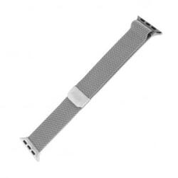 FIXED Apple Watch 42/44mm szíj rozsdamentes hálóval ezüst (FIXMEST-434-SL) (FIXMEST-434-SL)
