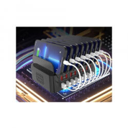 BlackBird A55 16xUSB hálózati töltő 150W fekete (BH1466) (BH1466)