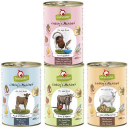 GranataPet 6x400g Liebling's Mahlzeit nedves kutyatáp vegyes csomag