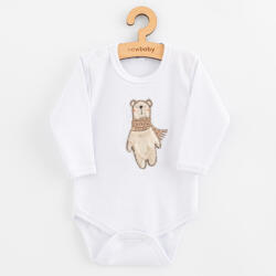 NEW BABY Baba hosszú ujjú body New Baby Polar Bear - pindurka - 3 090 Ft