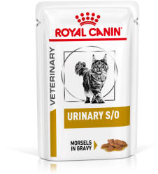 Royal Canin Veterinary Diet 24x85g Royal Canin Veterinary Feline Urinary S/O szószban nedves macskatáp