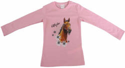 Asti Hosszú ujjú kislány póló cuki Lovas mintával