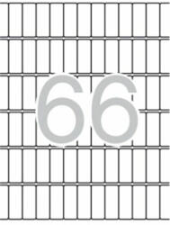 APLI Etikett, 12x30 mm, kerekített sarkú, A5 hordozón, APLI, 990 etikett/csomag (LCA1861) (01861)
