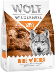 Wolf of Wilderness 1kg Wolf of Wilderness 'Soft - Wide Acres' - csirke száraz kutyatáp