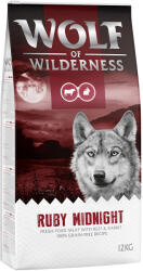 Wolf of Wilderness 12kg Wolf of Wilderness "Ruby Midnight" Marhahús & Nyúl gabonamentes száraz kutyatáp