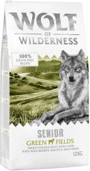 Wolf of Wilderness 2x12kg Wolf of Wilderness Senior 'Green Fields' bárány - gabonamentes száraz kutyatáp
