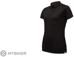 Sensor MERINO ACTIVE POLO női póló, fekete (S)