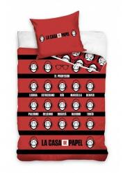 Carbotex A nagy pénzrablás Ágyneműhuzat Szett 160x200 - Álarcok és szereplő nevek