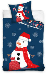 Carbotex Téli mintás Ágyneműhuzat Szett - Hóember