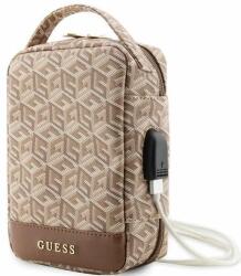 Guess GUHBHGCFSEW Organizer bag - brown GCube Stripe (GUHBHGCFSEW)