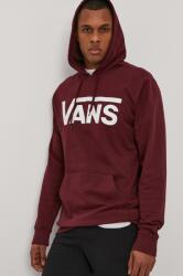 Vans Hanorac de bumbac bărbați, culoarea bordo, cu imprimeu PPY8-BLM0PJ_83X