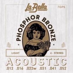 La Bella 7GPS Phosphor Bronze Corzi chitare acustice (LB-7GPS)