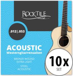 Rocktile Húrok Akusztikus Gitárhoz Könnyű 10x Szett (KST24519)