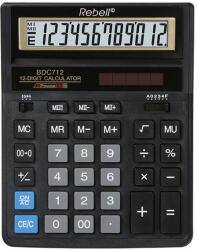  Настолен калкулатор Rebell BDC712 Черен (1214014-08-BDC712) Калкулатори